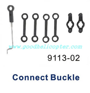 shuangma-9113 helicopter parts connect buckle set 7pcs - Click Image to Close